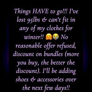 Things MUST go ASAP!!!!